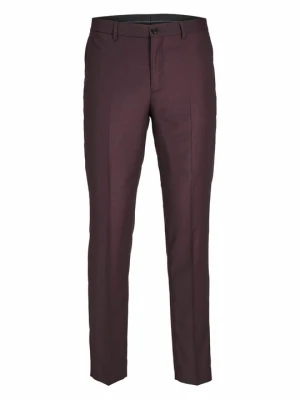 Chinosy Jack&Jones bordowy