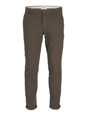 Chinosy Jack&Jones brązowy