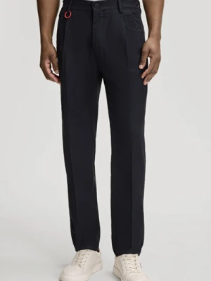 Chinosy Lead w kolorze granatowym Joop