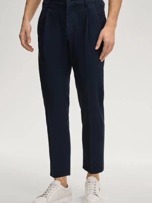 Chinosy Lead w kolorze granatowym Joop