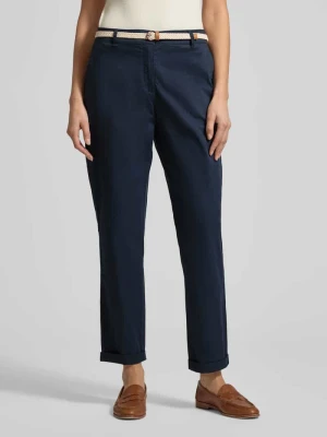 Chinosy o kroju casual fit z dodatkiem bawełny Christian Berg Woman