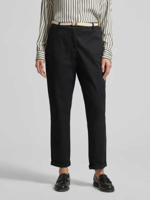 Chinosy o kroju casual fit z dodatkiem bawełny Christian Berg Woman