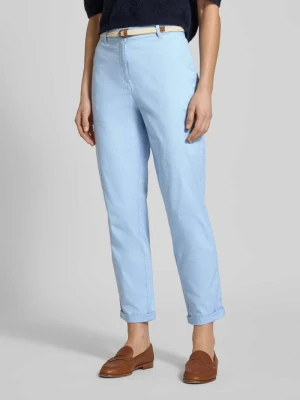 Chinosy o kroju casual fit z dodatkiem bawełny Christian Berg Woman