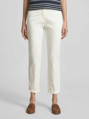 Chinosy o kroju casual fit z dodatkiem bawełny Christian Berg Woman