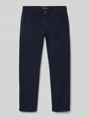 Chinosy o kroju regular fit z dodatkiem bawełny Blue Effect
