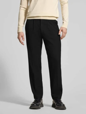 Chinosy o kroju tapered fit z domieszką wiskozy Selected Homme