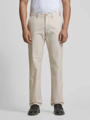 Chinosy o kroju regular fit z fakturowanym wzorem Christian Berg Men