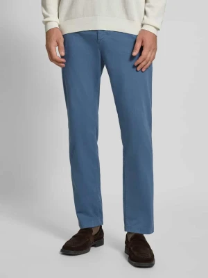Chinosy o kroju regular fit z mieszanki bawełny Boss Orange