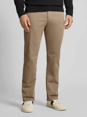 Chinosy o kroju regular fit z mieszanki bawełny Boss Orange