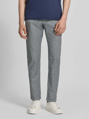 Chinosy o kroju regular fit z mieszanki bawełny i lnu model 'PHOENIX' s.Oliver RED LABEL