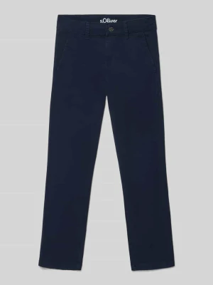 Chinosy o kroju regular fit z mieszanki bawełny model ‘PETE’ s.Oliver RED LABEL