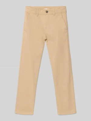 Chinosy o kroju regular fit z mieszanki bawełny model ‘PETE’ s.Oliver RED LABEL