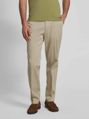 Chinosy o kroju regular fit z wpuszczanymi kieszeniami model ‘Kane’ Boss