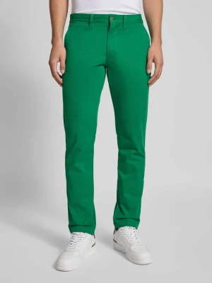 Chinosy o kroju regular fit z zapięciem na guzik i zamek błyskawiczny Polo Ralph Lauren