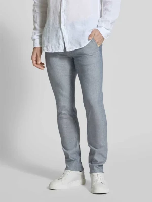 Chinosy o kroju slim fit z kieszeniami z tyłu Boss Orange