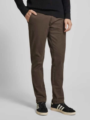 Chinosy o kroju slim fit z kieszeniami z tyłu model ‘MARCO FURY’ jack & jones