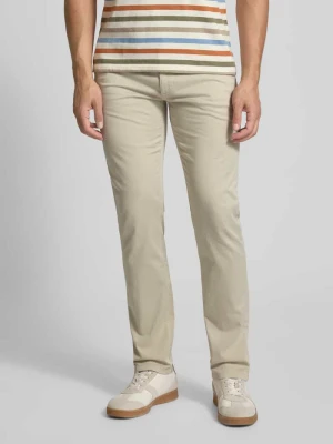Chinosy o kroju slim fit z mieszanki bawełny Boss Orange