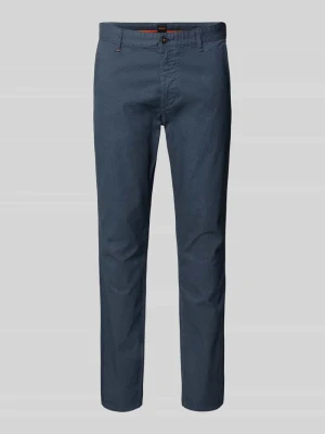 Chinosy o kroju slim fit z mieszanki bawełny Boss Orange