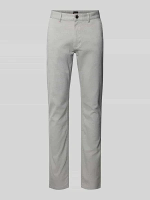 Chinosy o kroju slim fit z mieszanki bawełny Boss Orange