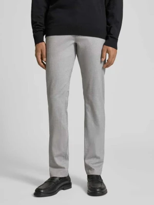 Chinosy o kroju slim fit z mieszanki bawełny Boss Orange