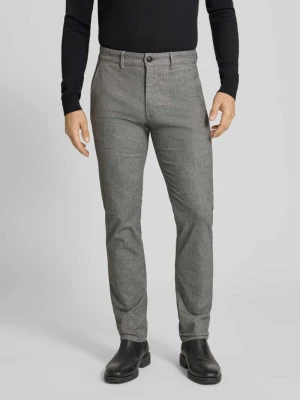 Chinosy o kroju slim fit z mieszanki bawełny Boss Orange