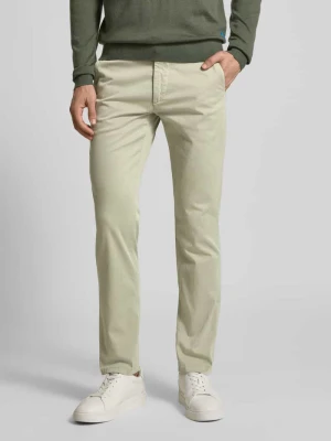 Chinosy o kroju slim fit z mieszanki bawełny Boss Orange