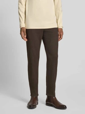 Chinosy o kroju slim fit z mieszanki bawełny model ‘175 BRUSHED’ Selected Homme