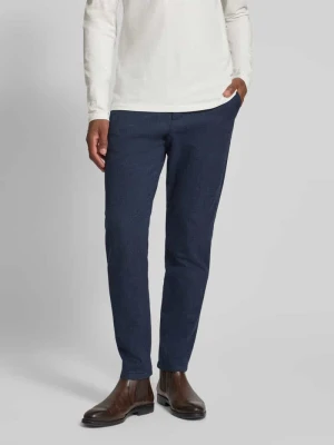 Chinosy o kroju slim fit z mieszanki bawełny model ‘175 BRUSHED’ Selected Homme