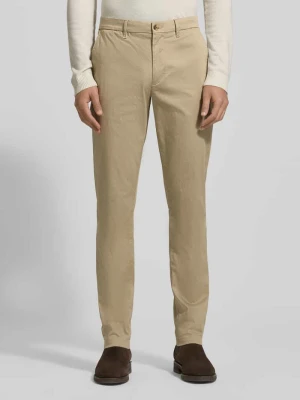 Chinosy o kroju slim fit z mieszanki bawełny model ‘BLEECKER’ Tommy Hilfiger