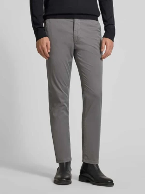 Chinosy o kroju slim fit z mieszanki bawełny model ‘CHINO_SLIM’ Boss Orange