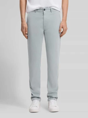 Chinosy o kroju slim fit z mieszanki bawełny model 'CHINO SLIM' Boss Orange