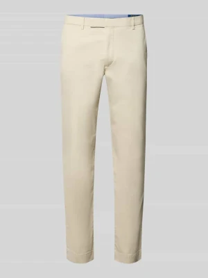 Chinosy o kroju slim fit z mieszanki bawełny model 'GREENWICH' Polo Ralph Lauren