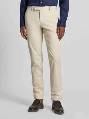 Chinosy o kroju slim fit z mieszanki bawełny model 'GREENWICH' Polo Ralph Lauren