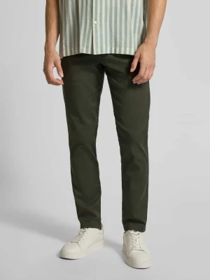 Chinosy o kroju slim fit z mieszanki bawełny model ‘NEW MILES’ Selected Homme