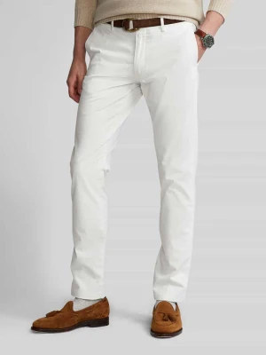 Chinosy o kroju slim fit z mieszanki bawełny Polo Ralph Lauren