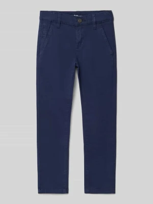 Chinosy o kroju slim fit z mieszanki bawełny s.Oliver RED LABEL