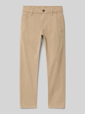 Chinosy o kroju slim fit z mieszanki bawełny s.Oliver RED LABEL