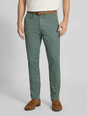 Chinosy o kroju slim fit z mieszanki bawełny Tom Tailor Denim