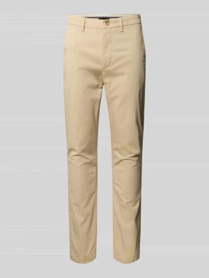 Chinosy o kroju slim fit z mieszanki bawełny Tommy Hilfiger