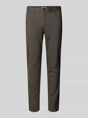 Chinosy o kroju slim fit z mieszanki wiskozy model ‘MARK’ Only & Sons