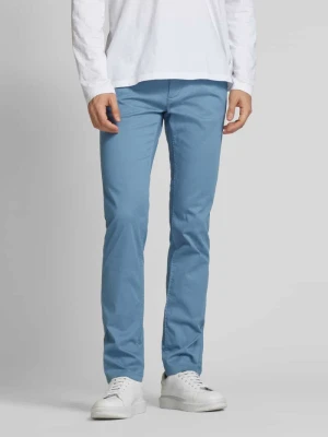 Chinosy o kroju slim fit z wpuszczanymi kieszeniami Boss Orange
