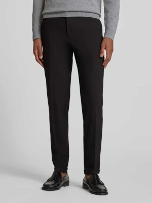 Chinosy o kroju straight fit z dżerseju model ‘Liam’ Matinique