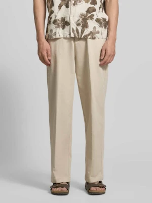 Chinosy o kroju straight fit z mieszanka bawełny ekologicznej Marc O'Polo