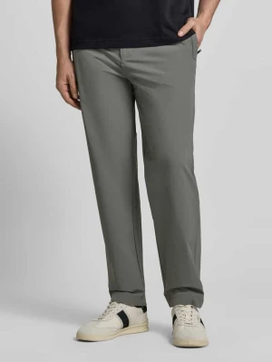 Chinosy o kroju straight tapered fit z pasem z tunelem model ‘CHINO’ Boss Orange