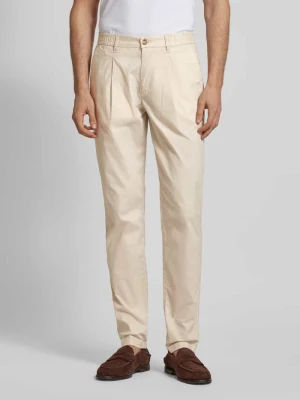 Chinosy o kroju tapered fit z mieszanki bawełny model ‘MOROT JOGGER’ Marc O'Polo