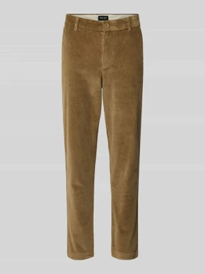 Chinosy o kroju tapered fit ze sztruksu jack & jones