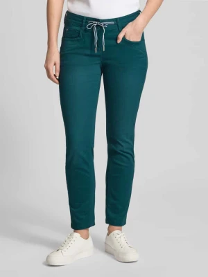 Chinosy o kroju tapered z mieszanki bawełny Tom Tailor