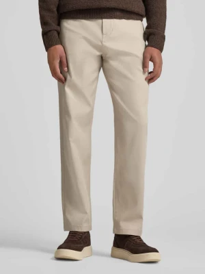 Chinosy o kroju tapered z trokami ściągającymi model ‘CHINO ST-P’ Boss Orange