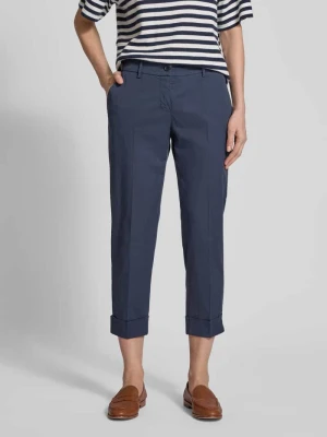 Chinosy o skróconym kroju regular fit model ‘DORA’ RAFFAELLO ROSSI