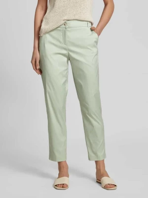 Chinosy o skróconym kroju tapered fit Christian Berg Woman